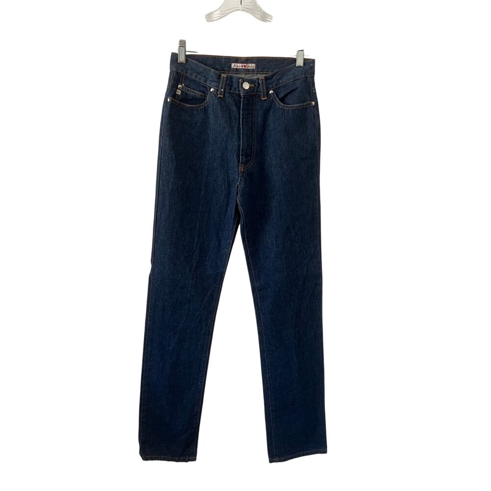 Vintage 90's Miss Sixty Straight Dark Blue High Rise Jeans- Size 26 NWT